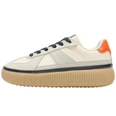 乔丹厚底德训鞋商场同款女板鞋2025冬季新品百搭休闲鞋增高T头鞋