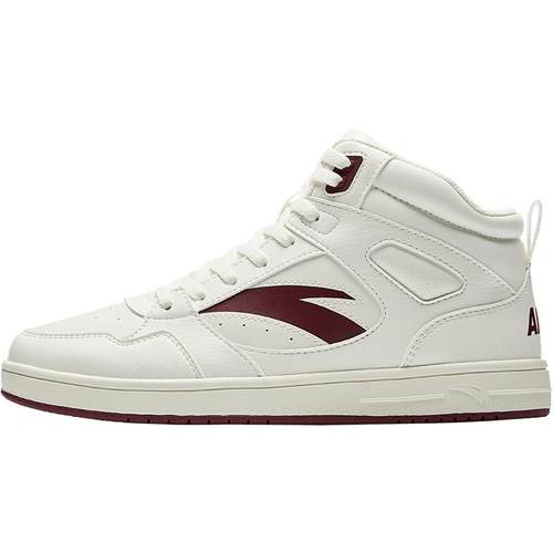 安踏元年2.0丨高帮板鞋女冬季新款皮面增高休闲鞋百搭运动鞋子