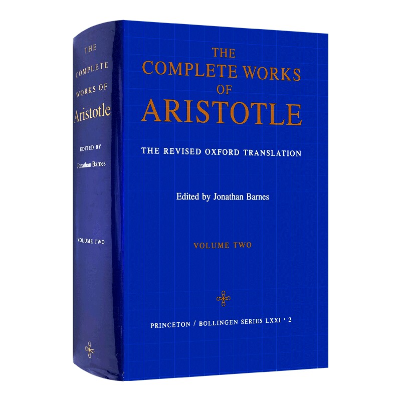 英文原版 Complete Works of Aristotle Volume 2 亚里士多德全集 第2卷 精装 英文版 进口英语原版书籍