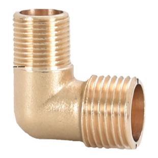 4分2分外丝弯头全铜90°内外丝变径接头气动配件3分1分双内丝弯头