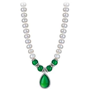 送妈妈生日新年礼物实用礼品送母亲天然珍珠项链女妈妈款长辈颈链