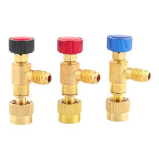 妍沐家用空调加氟安全阀R410制冷剂专用加液阀门R22加氟工具套装