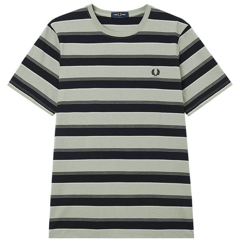 FREDPERRY条纹短袖T恤休闲时尚