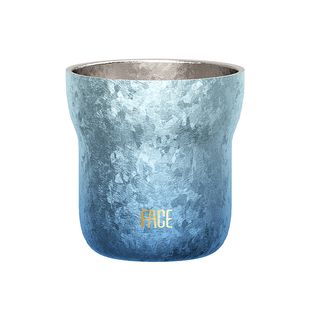 face纯钛花生杯双层钛杯啤酒杯主人茶杯便携钛水杯生日礼物送女生