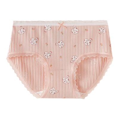 caramella内裤女纯棉裆春夏新款粉色女士可爱少女三角裤女生短裤