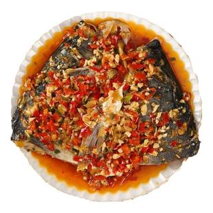 剁椒鱼头半成品白鲢胖头鱼新鲜鱼冷冻水产加热即食预制菜速食商用