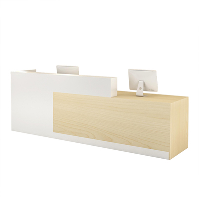 颗粒板现代简约前台接待台收银台