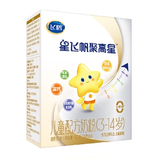 【聚力长高】飞鹤星飞帆聚高星儿童成长配方奶粉4段3-6岁400g*1盒
