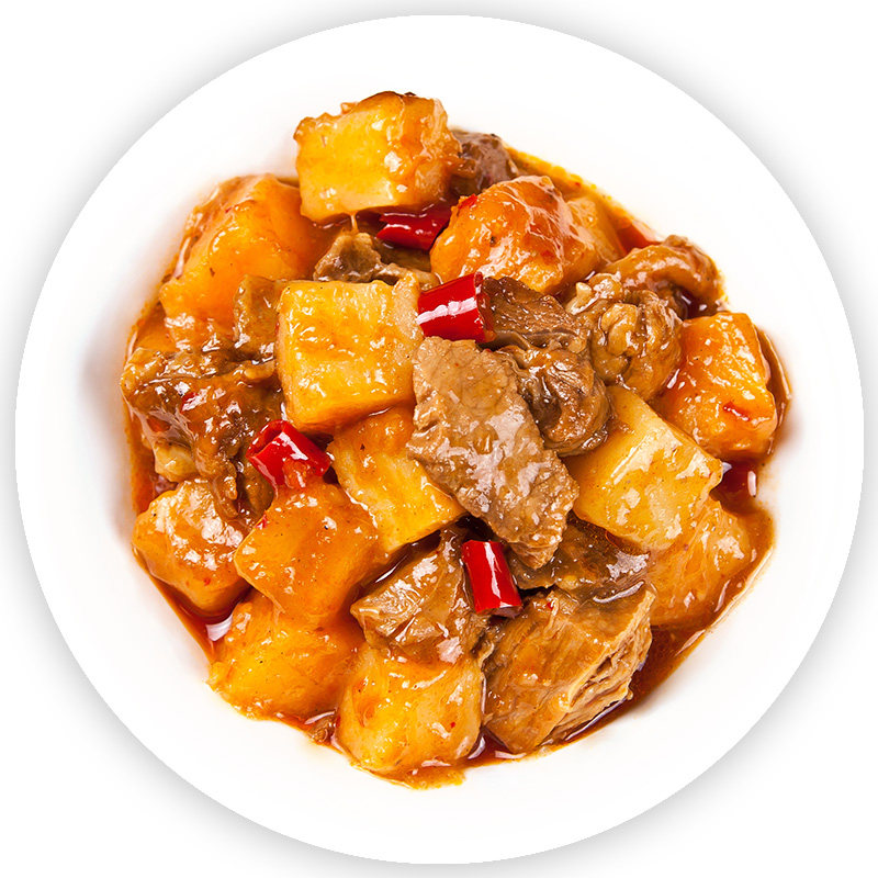 王小余土豆烧牛肉冷冻外卖料理包