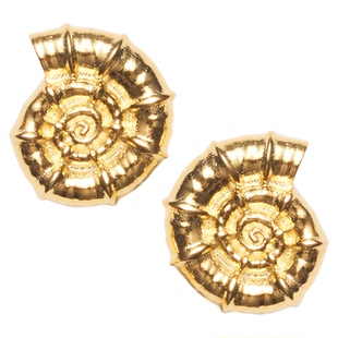 Neverfar海洋系列渊贝集·ABYSSAL WISDOM款鹦鹉螺耳钉女款高级感