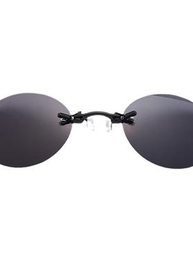 夹鼻太阳镜黑客帝国墨菲斯夹片