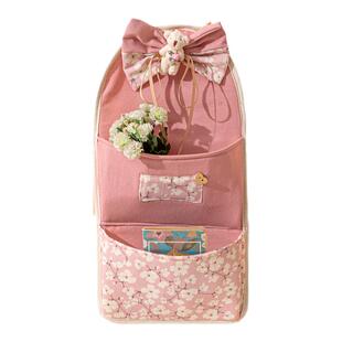 布艺悬挂墙挂式收纳袋手机杂物宿舍神器门后多层壁挂墙上储物挂袋