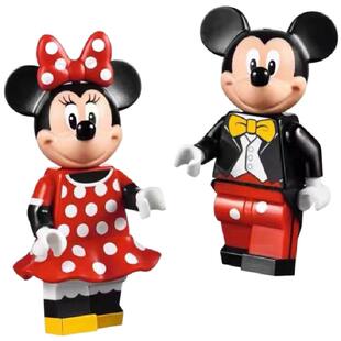 积木人仔小人迪士尼小美人鱼抽抽乐女生女孩系列拼装玩具适用乐高