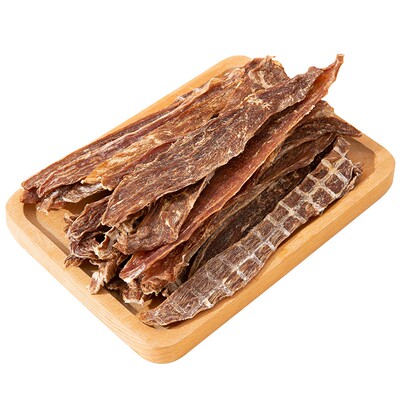 无添加鸡鸭肉干100%纯肉不吃包退