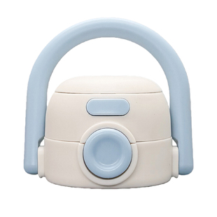 拉布布卡通儿童保温杯双饮盖子双饮杯盖吸嘴吸管带提手防漏小奶狗