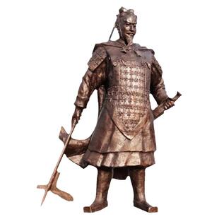 秦国历史名人将军王贲战神白起司马错蒙恬古代铸铜雕塑摆件定制