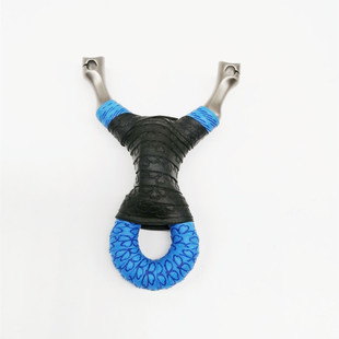 12毫米冷弯单卡圆皮扁皮传统不锈钢弹弓户外精准瞄点速射估打瞄打