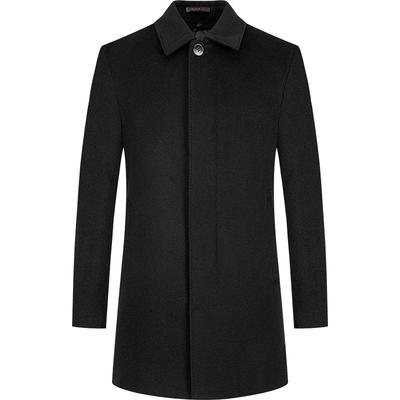 羊绒中长款毛呢外套柒牌冬季