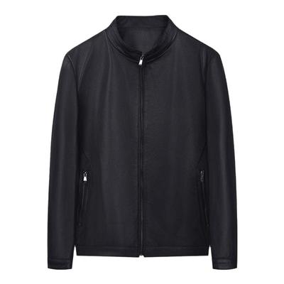 【牛皮】圣得西立领真皮皮衣男款2025新款秋季保暖夹克外套潮男士