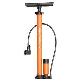 凤凰自行车打气筒家用通用新型高压电动车气球汽车带气压表充气泵