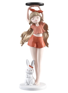 创意女孩大型落地托盘客厅沙发