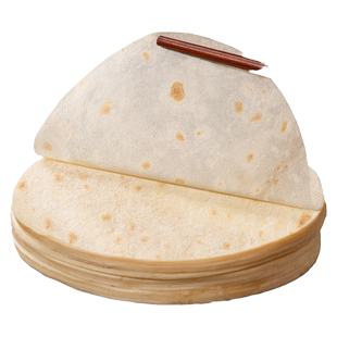 北京烤鸭卷饼皮春饼手工面皮荷叶饼薄饼京酱肉丝商用淄博烧烤小饼