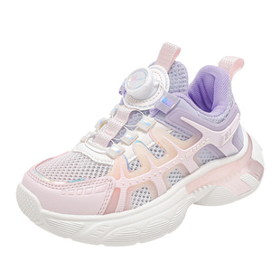 回力童鞋2026夏季新款女童透气运动鞋儿童网面休闲鞋男童旋钮球鞋