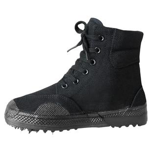解放鞋男冬季加绒加厚保暖棉鞋帆布迷彩鞋高帮防水工地耐磨劳保鞋