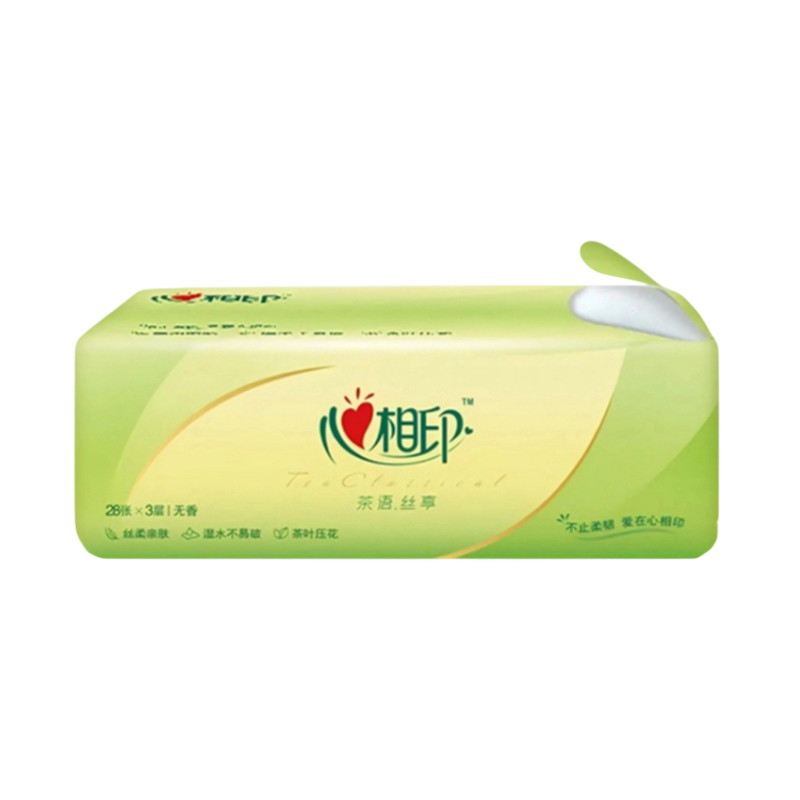 心相印餐巾手帕纸1包装3层加厚家用学生随身装旅游出行手帕抽取式