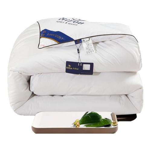 希尔顿酒店羽丝绒被冬季加厚保暖酒店春秋被6斤8斤单双人宿舍被
