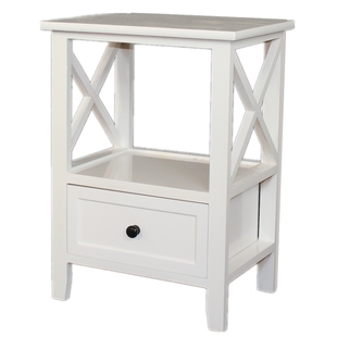 40公分床头柜欧式黑色边柜卧室收纳电话方几柜简约简易现代储物柜