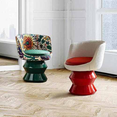 工厂直销意式休闲椅设计师单人椅客厅阳台网红可旋转创意洽谈椅