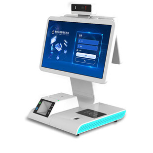 双屏台式测温访客一体机人证人脸识别小程序预约访客管理系统厂家