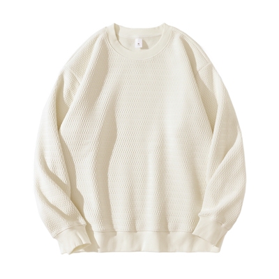 加绒加厚卫衣圆领加厚打底衫男装