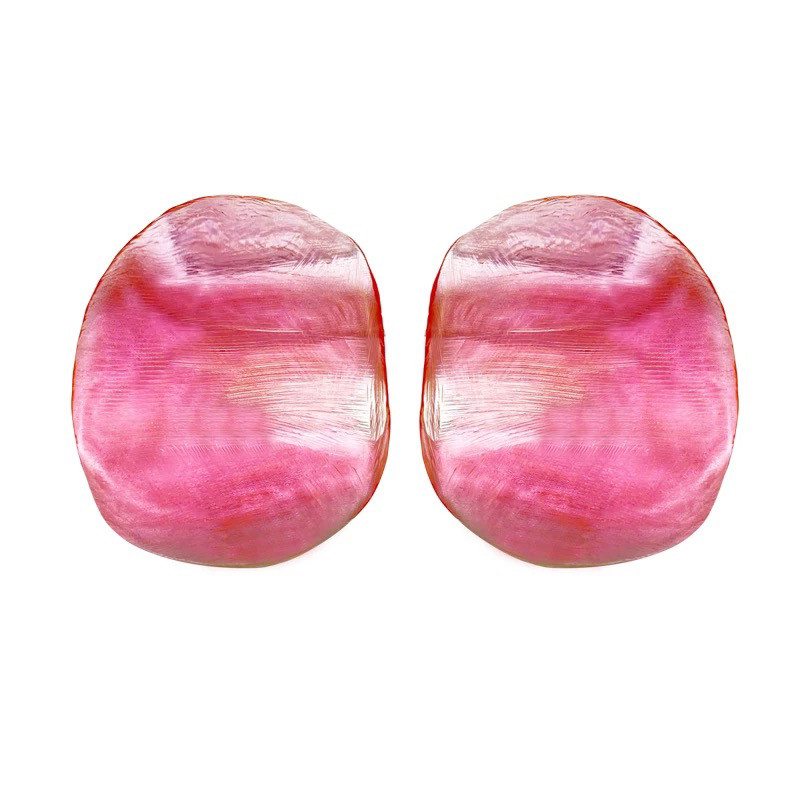 现货王菲春晚同款大虾片耳环2025年蛇年耳饰耳夹王菲耳朵上的饰品