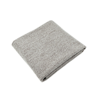 柔软亲肤 乳白棕色混色羊绒绵羊毛针织羊毛面料围巾开衫裙子布料