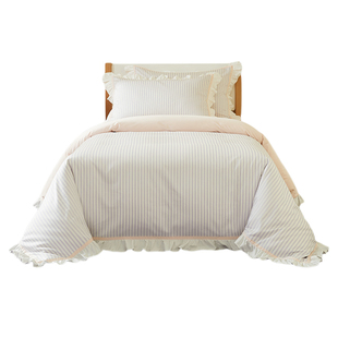 女童纯棉四件套儿童床上用品三件套全棉床单被套床品-香水椰椰