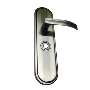 老式防盗门把手 自动碰锁十字锁 自动锁把手拉手通用型