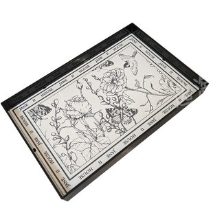 轻奢亚克力杯子收纳托盘香薰收纳置物架民宿酒店浴室洗手台收纳盘