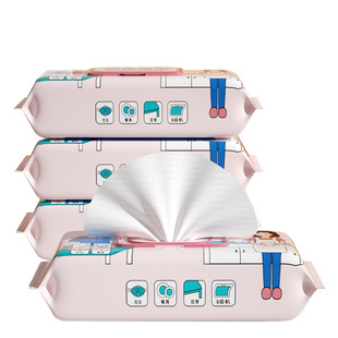 蓝漂厨房湿巾去油去污家用清洁灶台油烟机加大湿纸巾去油污专用