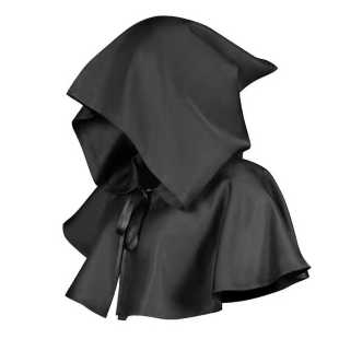 万圣节服装披风斗篷修士服披肩中世纪带帽披风cos化妆舞会道具