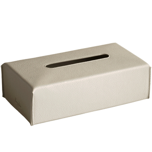 Lamomedeco现代简约纸巾盒客厅茶几装饰品摆件简约卧室皮质抽纸盒