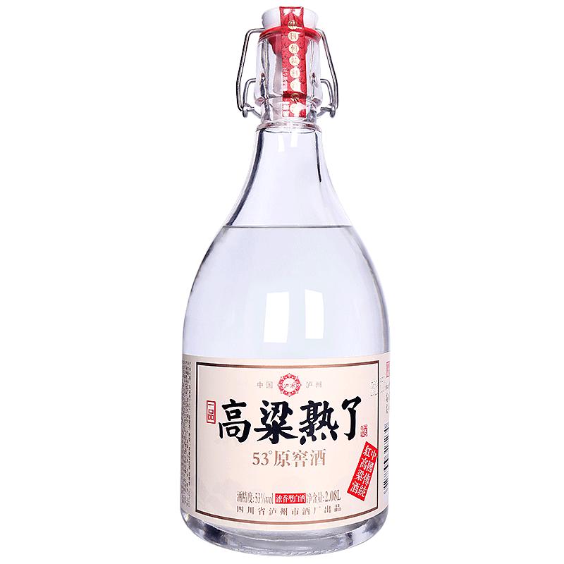 四川泸州高粱熟了53度浓香型高度白酒4斤大瓶装原窖酒泡酒口粮酒