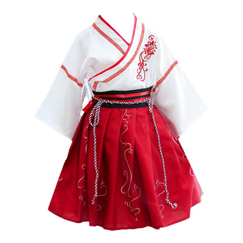 六一幼师寄明月扇子舞胭脂妆舞蹈服儿童亲子装汉服古风演出服套装
