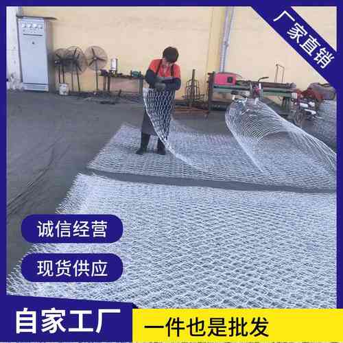 厂家现货护坡河道雷诺护垫网箱镀锌滨石笼塑滨铅丝网垫笼固绿覆