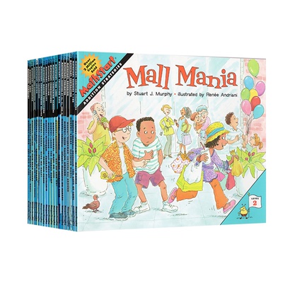 英文原版 Math Start L2 数学思维启蒙学习 12册 儿童学前家庭早教绘本 知识类绘本读物 小学生读物 美国图书馆协会推荐