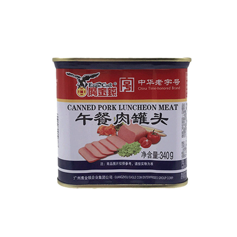 鹰金钱午餐肉340g*24罐