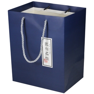 礼品袋匠心之作加厚纸袋子手提袋紫砂壶包装盒礼品盒印字送礼拎袋