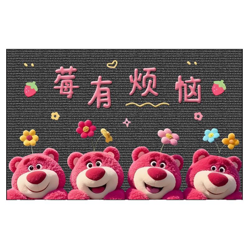 浴室卡通硅藻土吸水垫卫生间门口速干脚垫洗手间3d立体地垫防滑垫