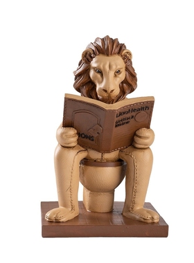 欧式狮子动物雕塑客厅装饰摆件